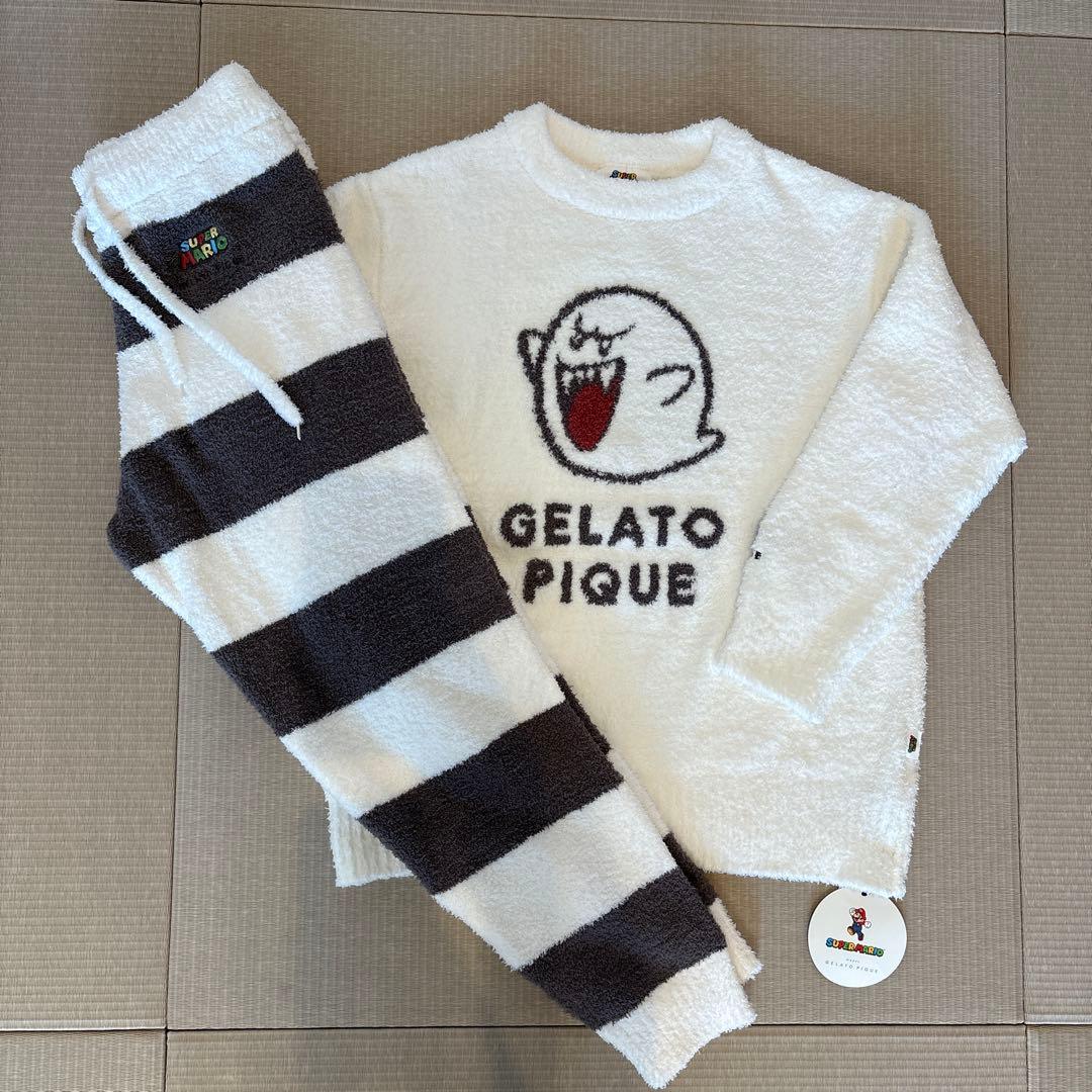 ★新品・未使用★ ジェラートピケ スーパーマリオ テレサジャガードセット