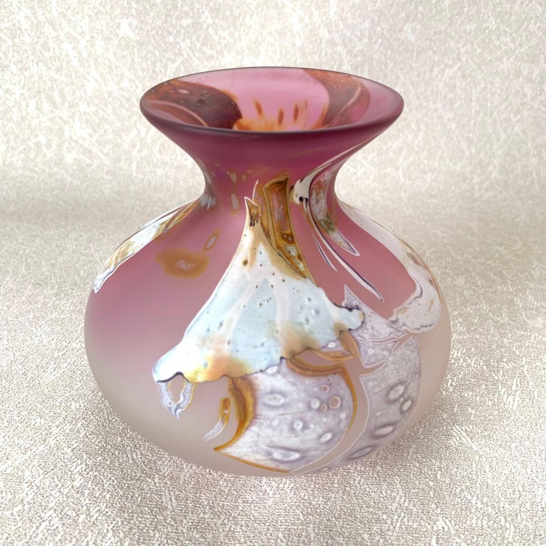 ガラス作家　『 ルイ・ルルー 』　花瓶　花器