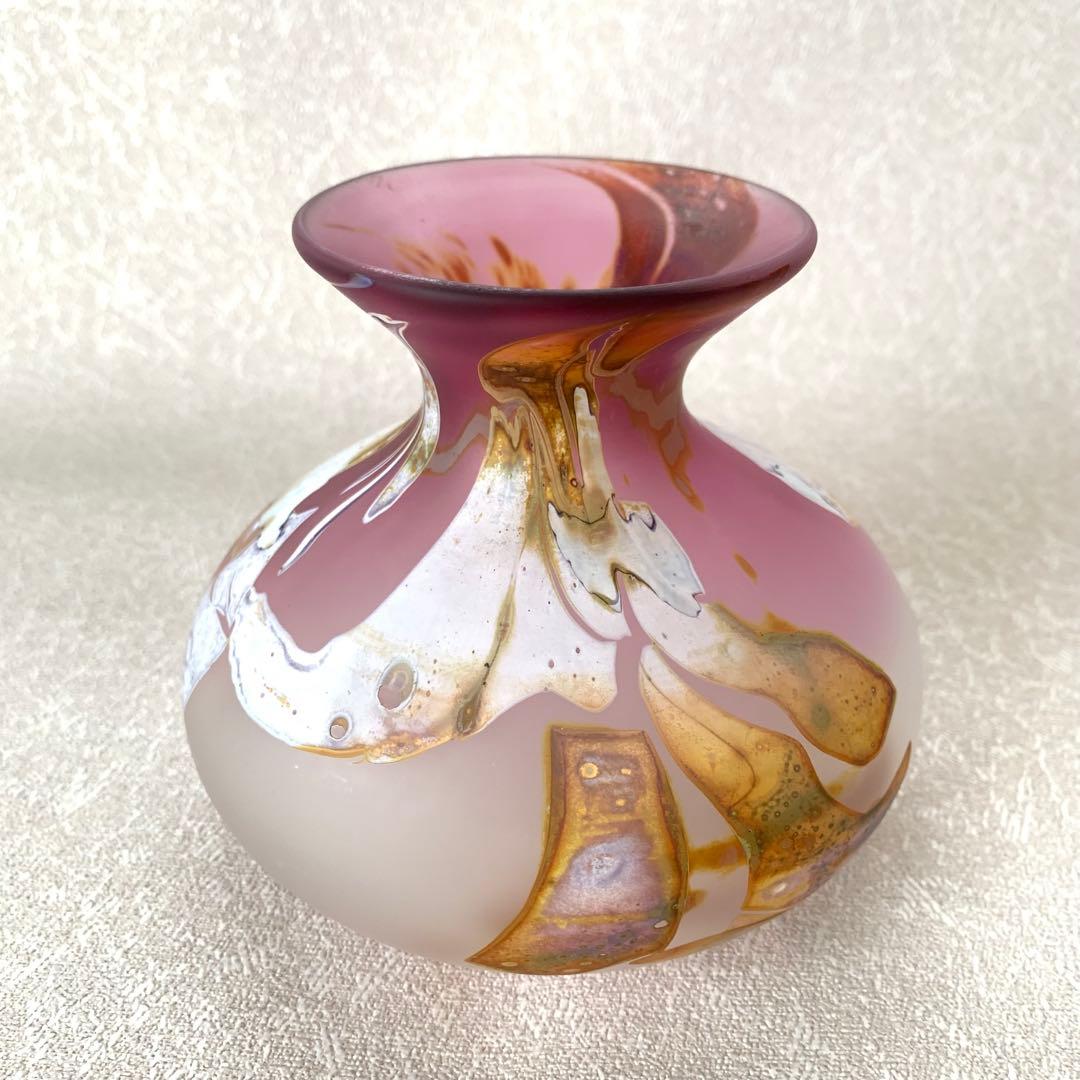 ガラス作家　『 ルイ・ルルー 』　花瓶　花器