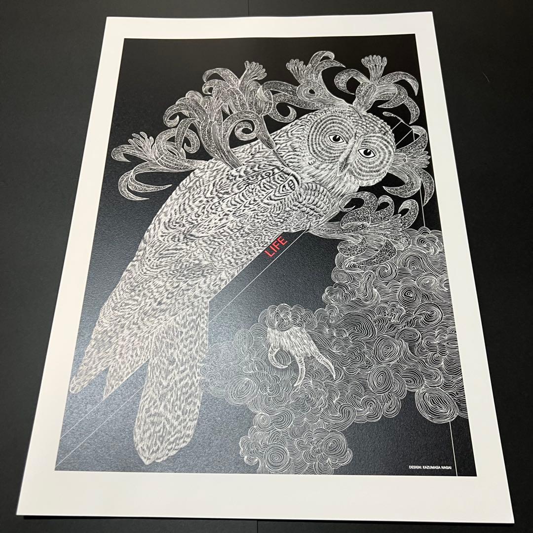 【入手困難】永井一正　『LIFE』ポスター 5枚セット