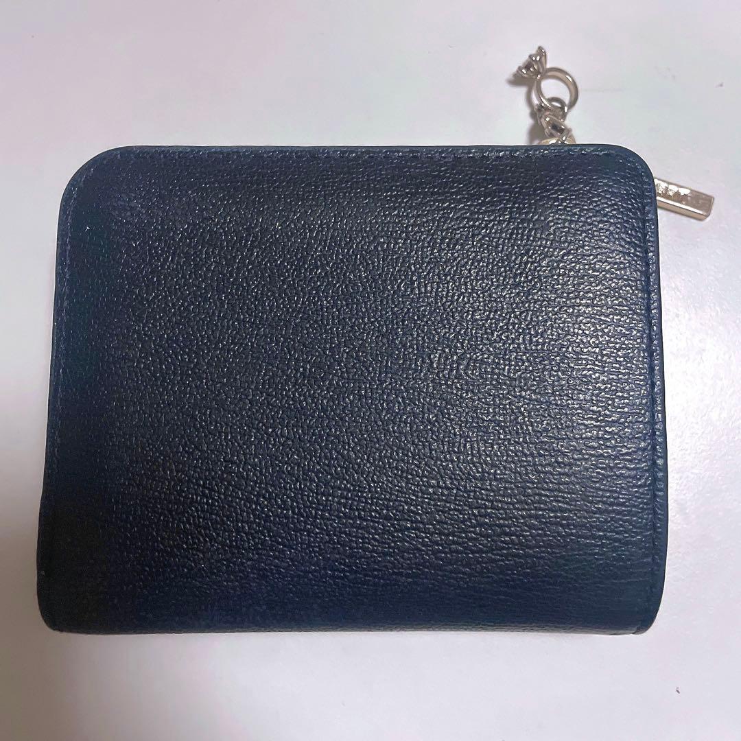 JILLSTUART エターナル L字ファスナー 折り財布 ブラック