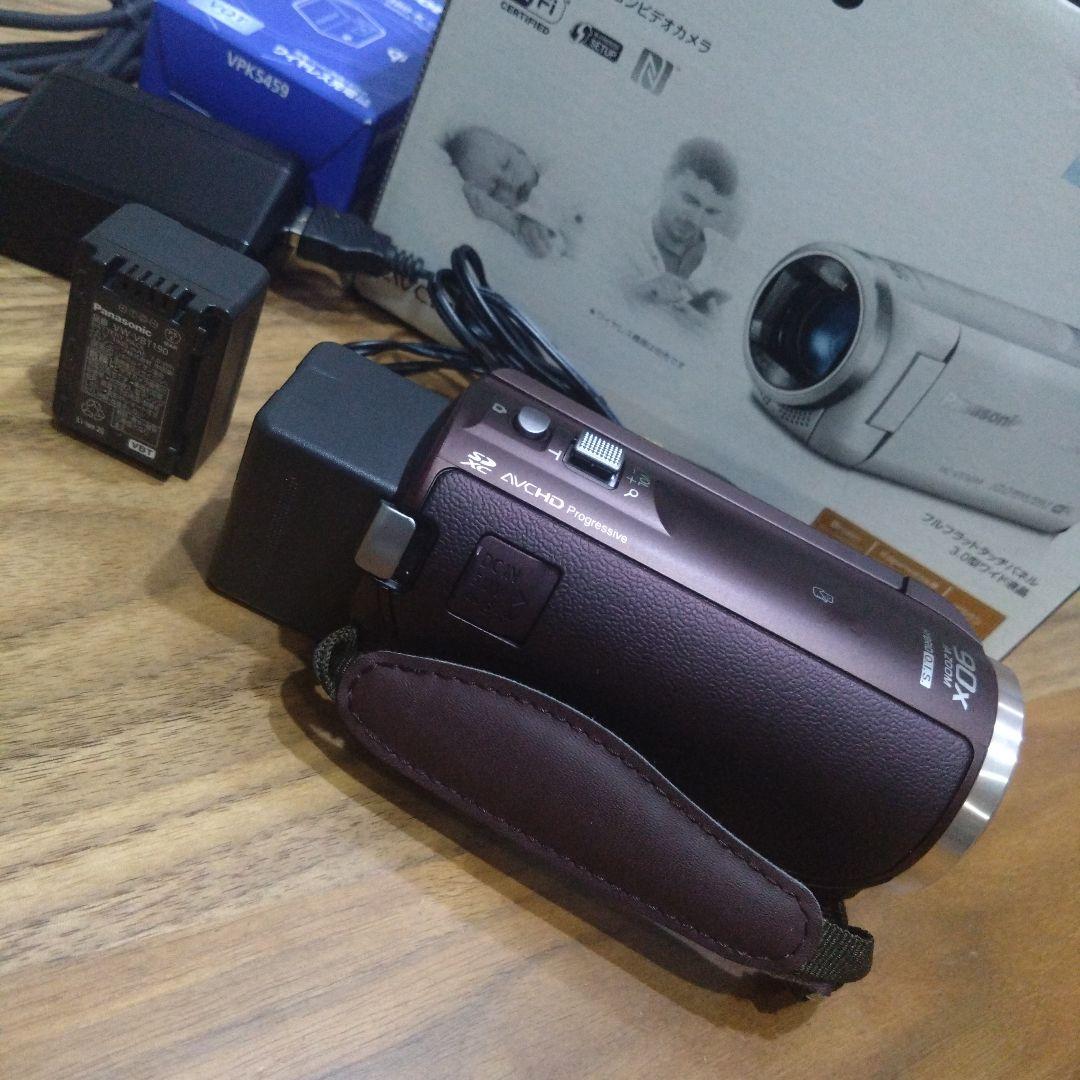Panasonic HC-V550M ビデオカメラ 本体・予備バッテリー 付き