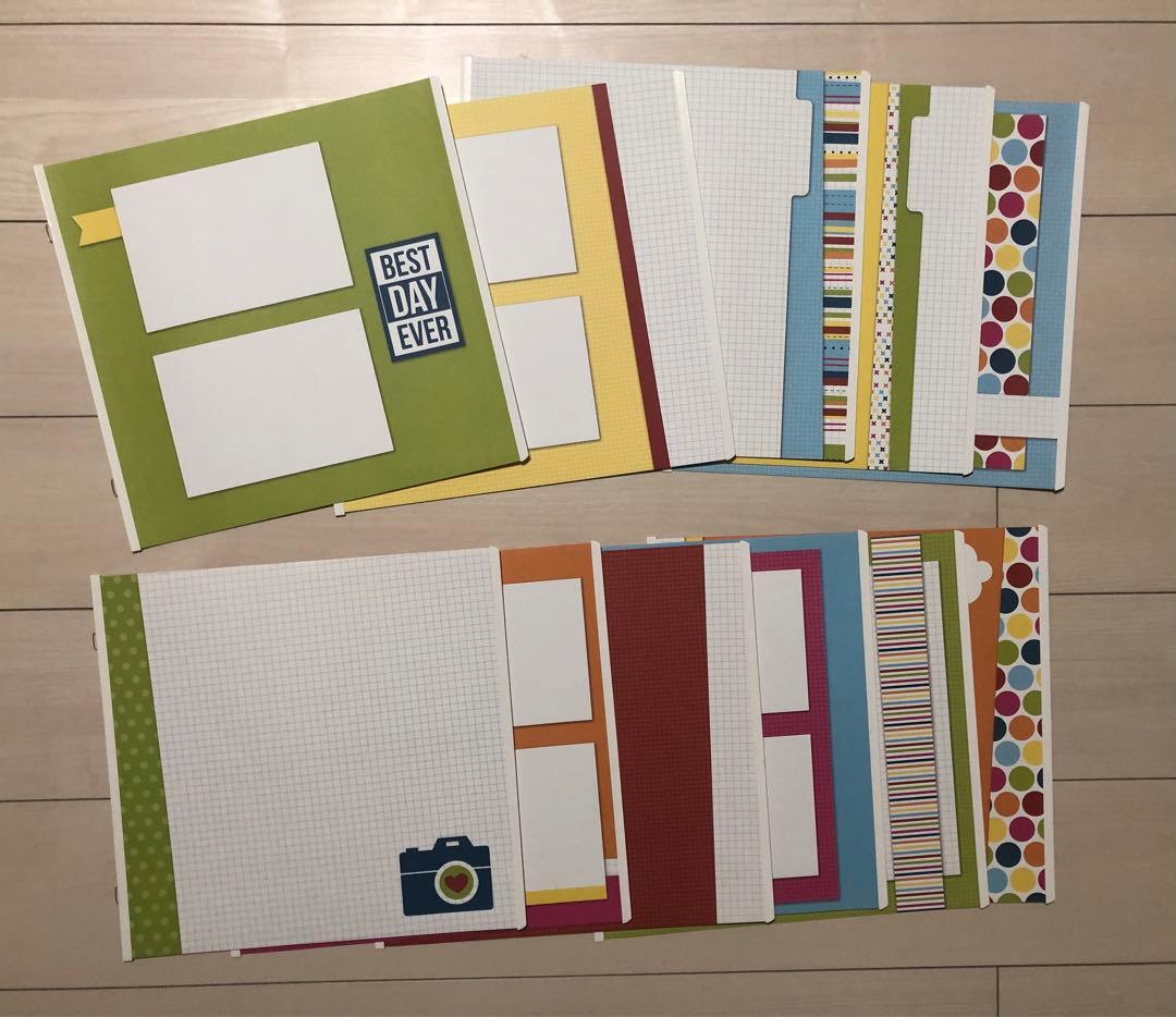 クリエイティブメモリーズ アルバム 台紙 台紙カバー ペーパー セット