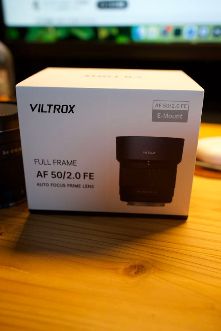 VILTROX 50mmf2 フィルター付き　eマウント 単焦点