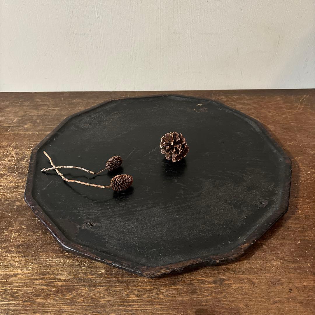 李朝十二角膳天板その63検:古道具.骨董品.韓国骨董. Antique.酒器盆.