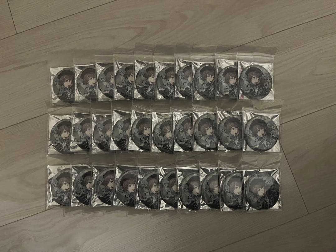 ChroNoiR 3周年　叶　缶バッジ 30点