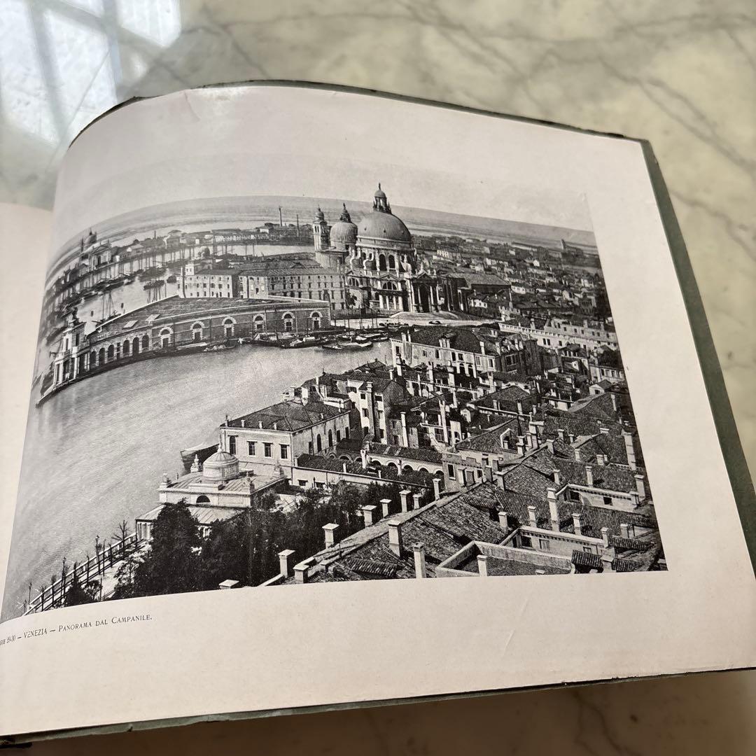 イタリア　アンティーク　ヴィンテージ　フォトアルバム　写真集　ヴェネツィア