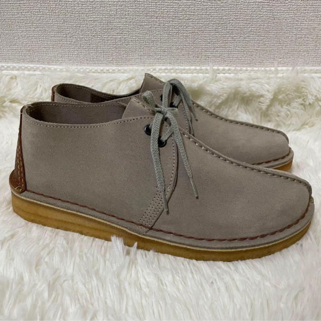 未使用級　クラークスオリジナルズ　デザートトレック　ベージュ　US 9 1/2