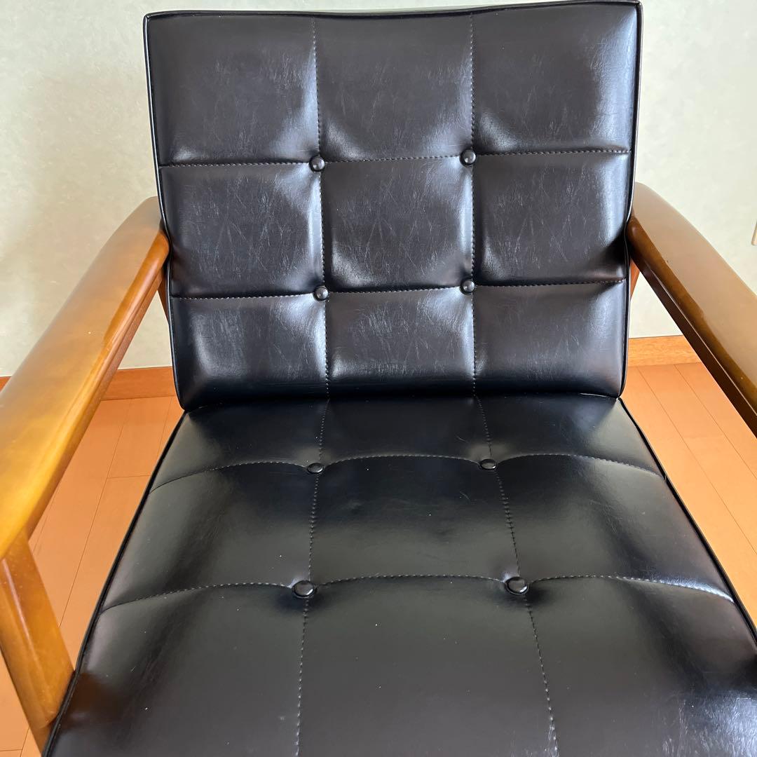 カリモク60 Kチェア　1シーター スタンダードブラック