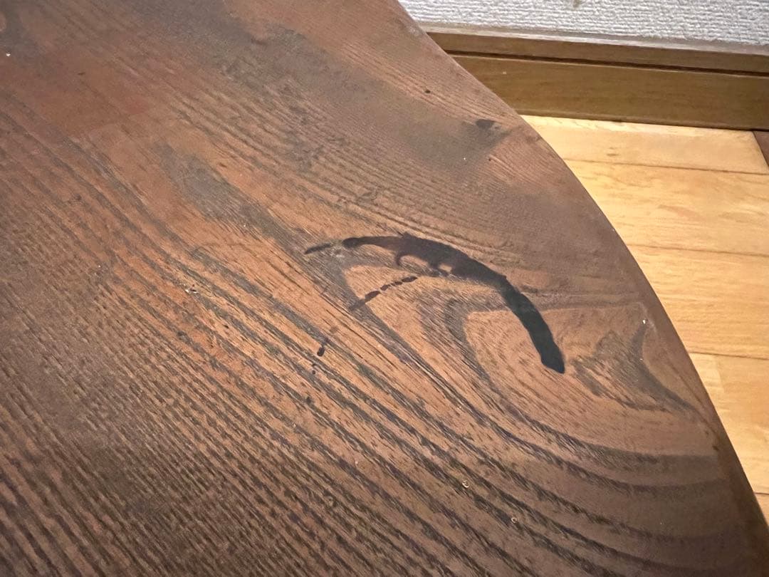 取込盆　槐　切り株　こぶ　木製スツール　花台　古道具　茶道具