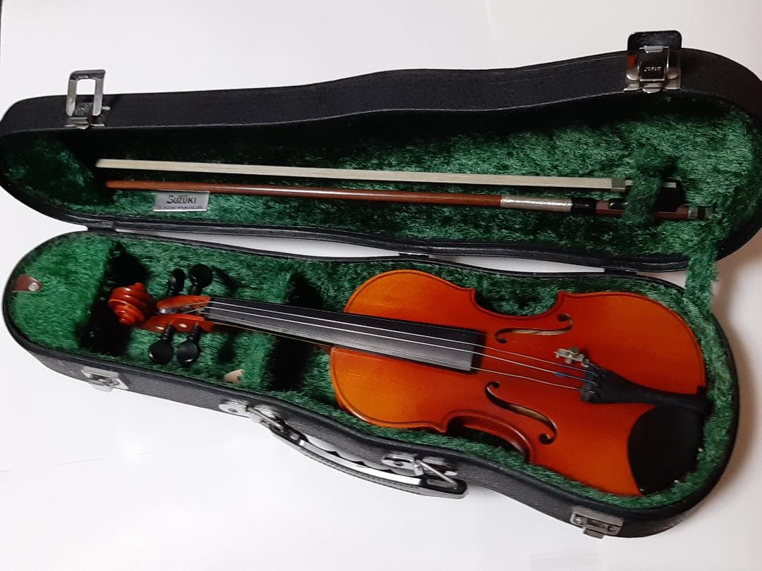 【超美品】SUZUKI バイオリン　NO220 サイズ1/10　ケース/弓/松脂