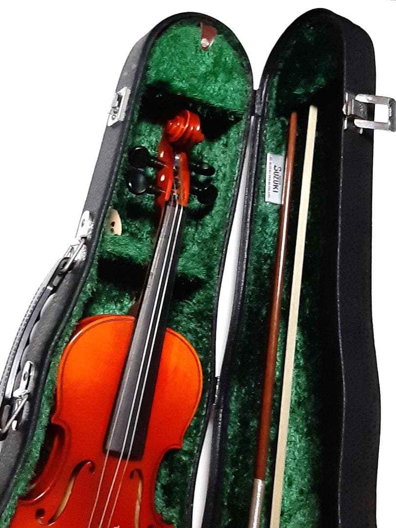 【超美品】SUZUKI バイオリン　NO220 サイズ1/10　ケース/弓/松脂