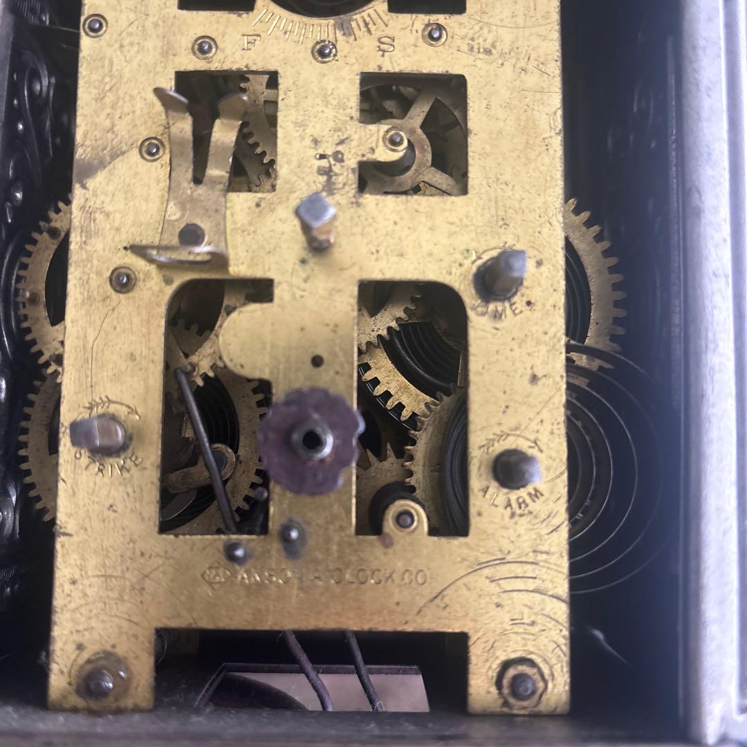 アンソニア　アンティーク置き時計　明治時代