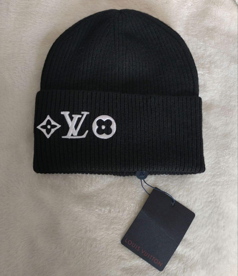 【新品·未使用】Louis Vuitton ブラック ニットビーニー