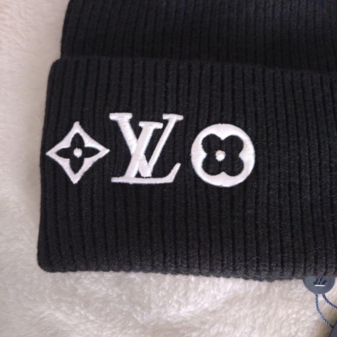 【新品·未使用】Louis Vuitton ブラック ニットビーニー