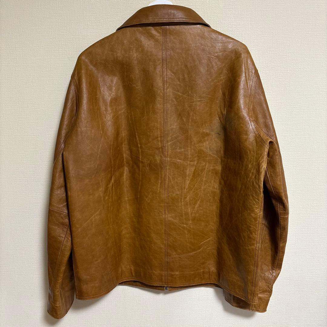 Old Gap レザージャケット キャメル シングル ライダース