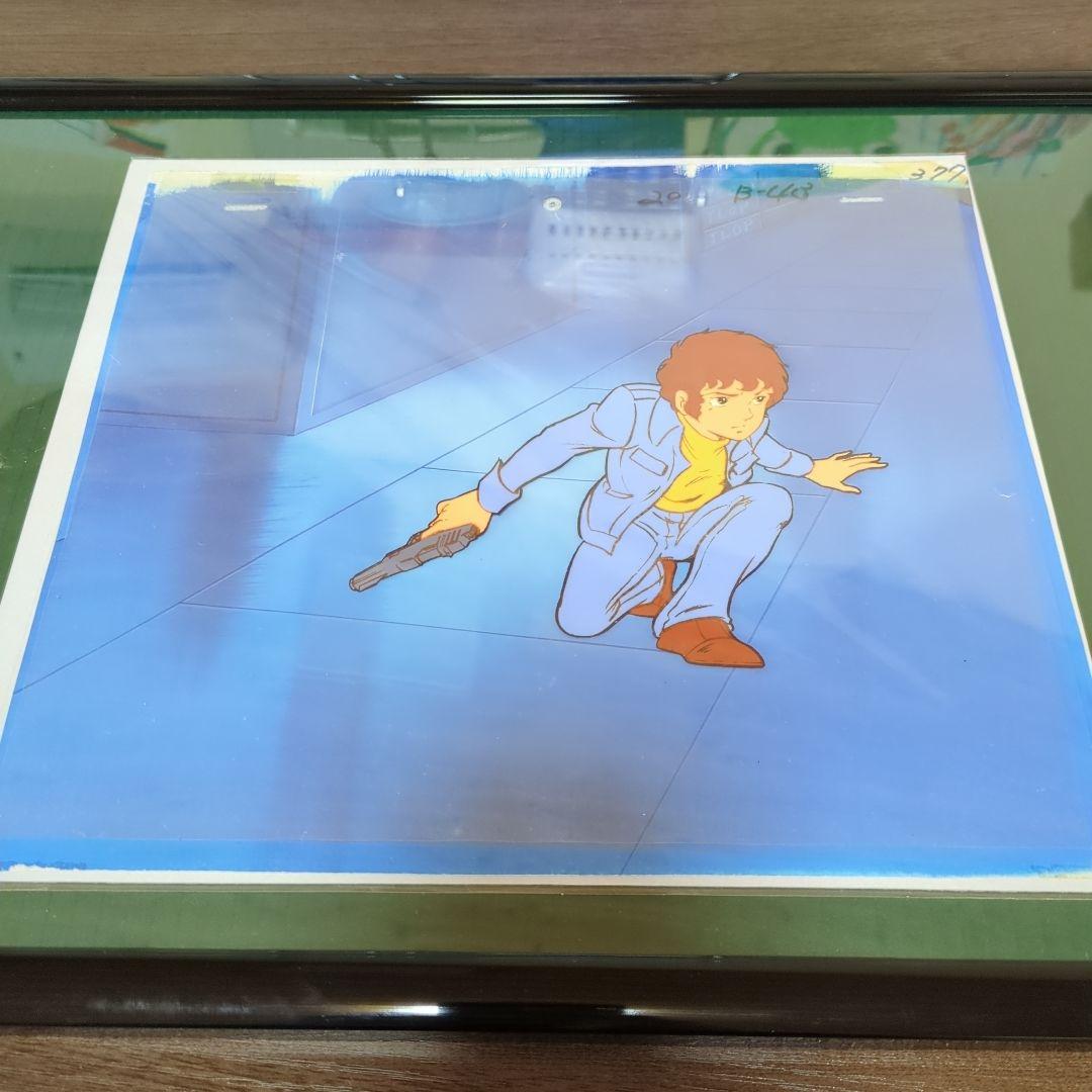 【貴重】機動戦士ガンダム【アムロ・レイ,＆背景】セル画