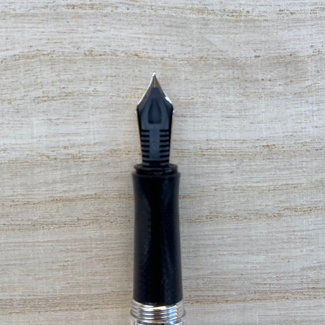 太郎ファーバーカステル クラシック プラチナコーティング 万年筆 F