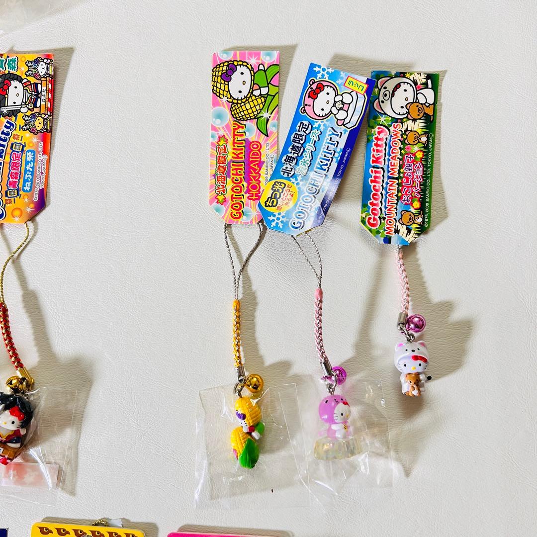 【サンリオ】ご当地限定ハローキティ ストラップ まとめ売り 根付け 状態様々