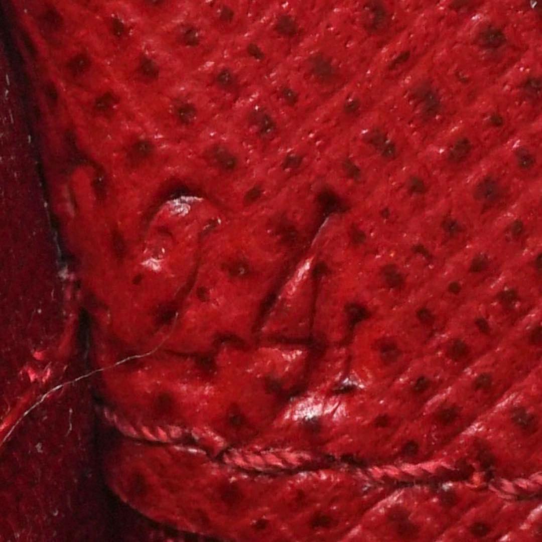 ✨未使用展示品　PRADA ミニ財布　サフィアーノレザー　L字ファスナー レッド