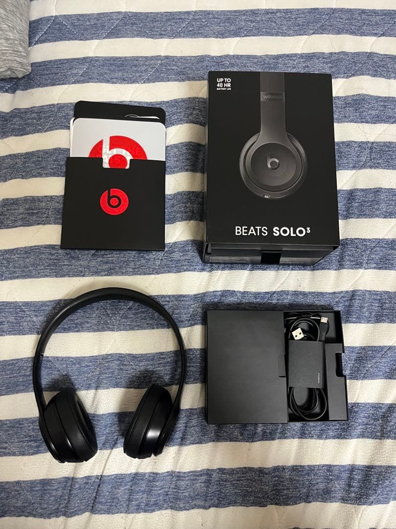 Beats Solo3 Wireless ワイヤレスヘッドホン　付属品付き