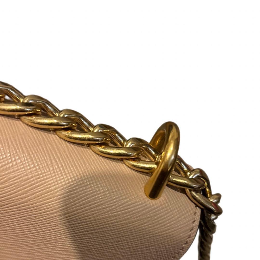 PRADA ベージュ ショルダーバッグ 保存袋付き　卒園式　入学式