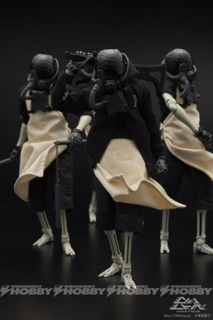 対鹵獲転用体班 青磁 合成人間 千値練 東亜重工 フィギュア 刀 武士 侍