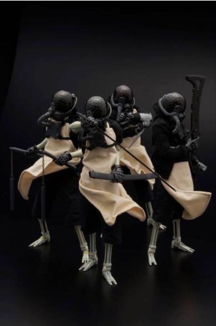 対鹵獲転用体班 青磁 合成人間 千値練 東亜重工 フィギュア 刀 武士 侍