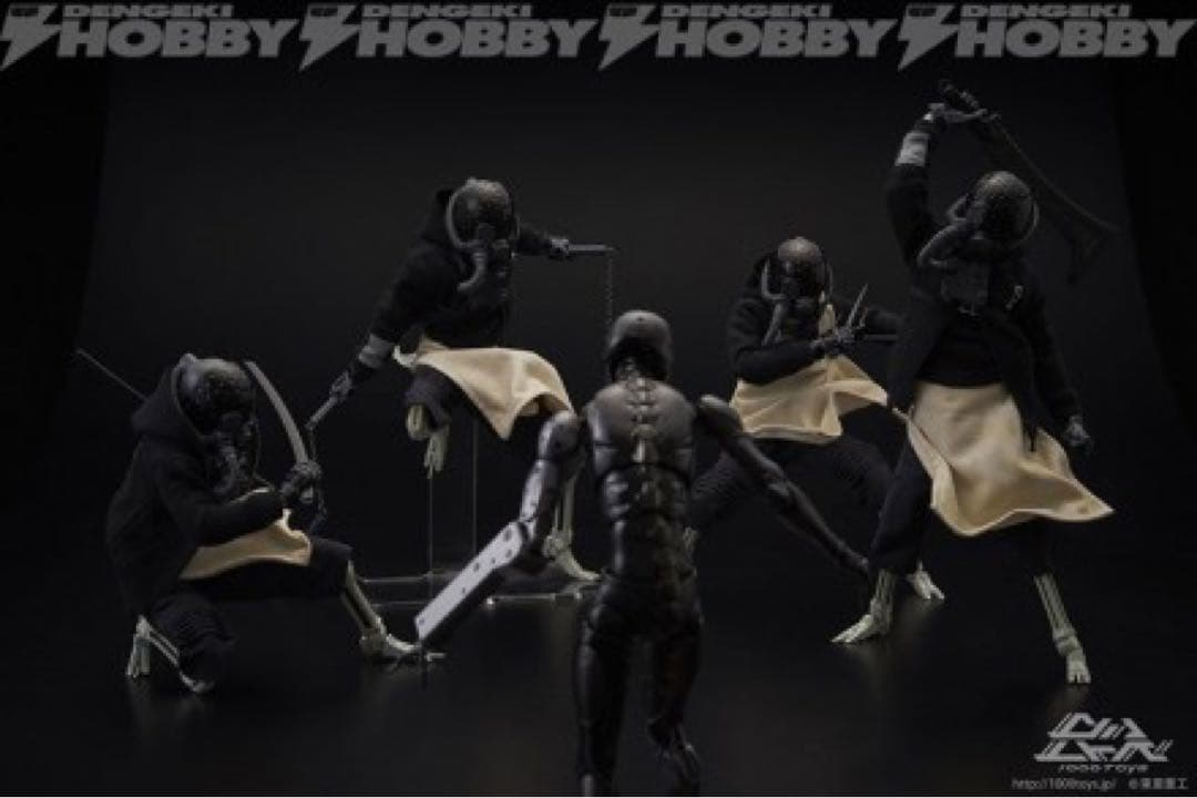 対鹵獲転用体班 青磁 合成人間 千値練 東亜重工 フィギュア 刀 武士 侍