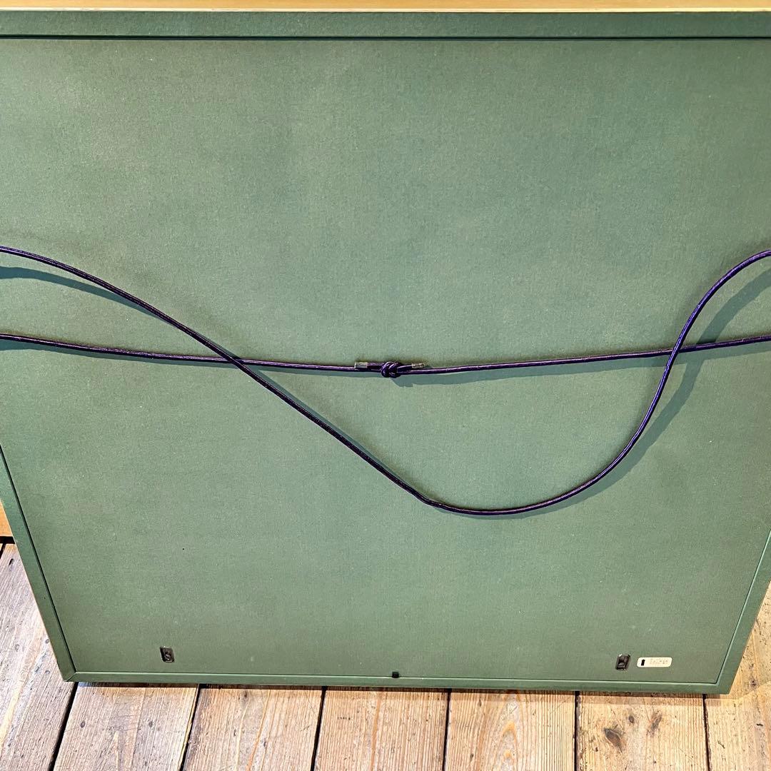 上村松園 【菊寿】 シルクスクリーン 刷込みサイン 印章有り エディション有り