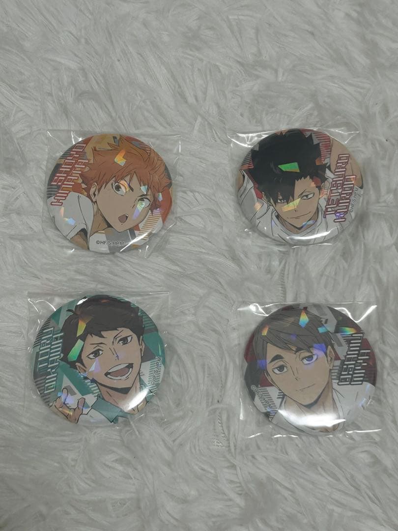 新品未使用　ハイキュー!! バライティパック ホログラム 缶バッチ