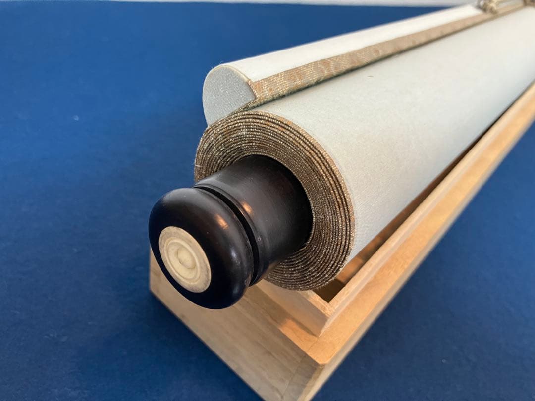 渋沢栄一　紙本　書【表具新装】掛軸 ／（一万円札）