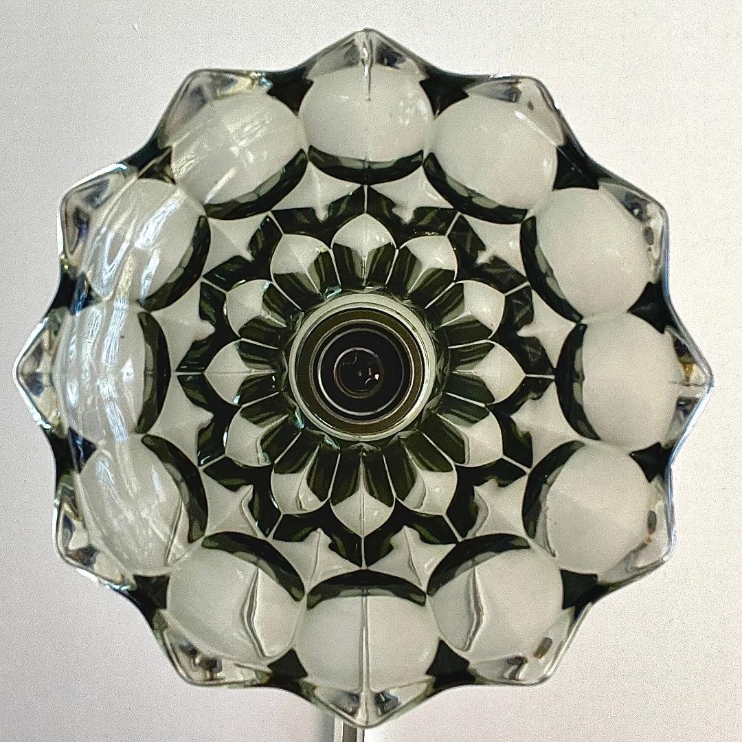 ペンダントランプ ドイツ製 カットグラス ミッドセンチュリー 北欧 照明器具