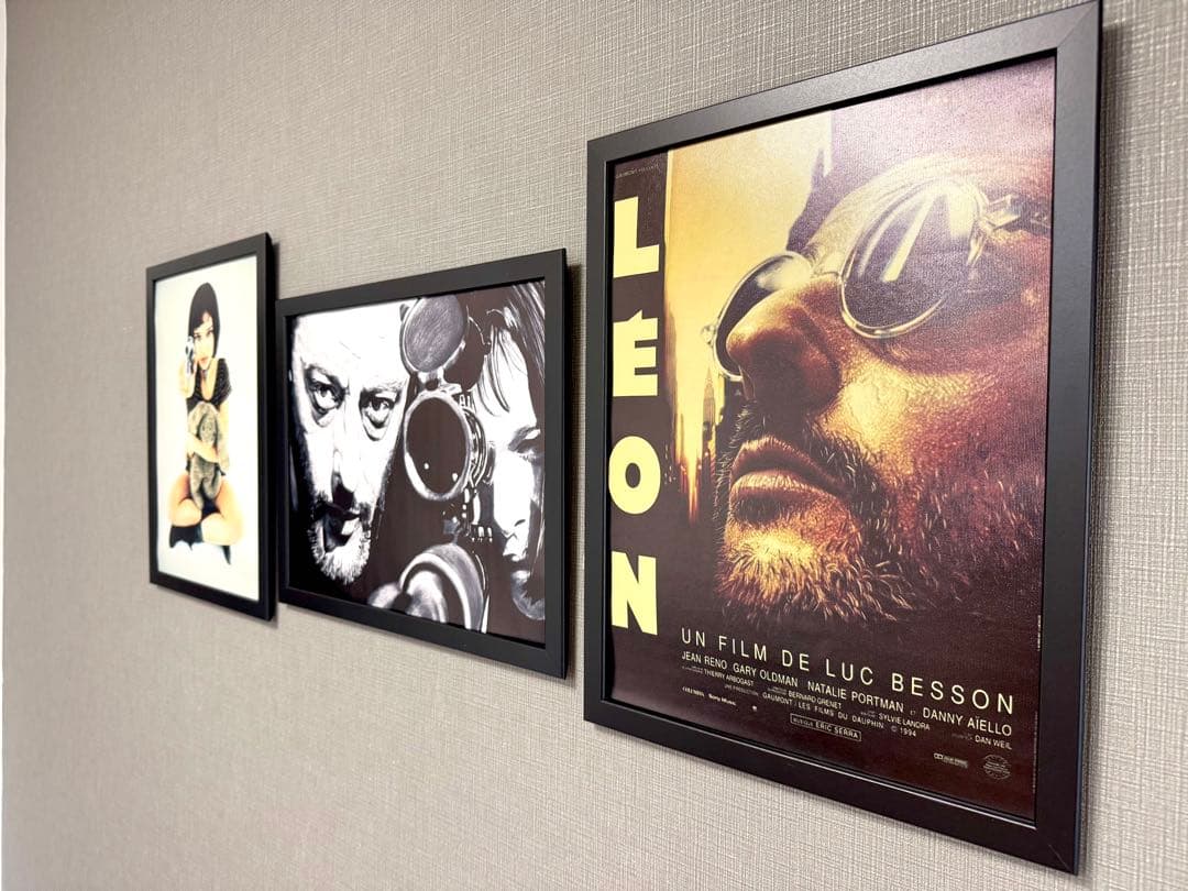 No.288フレーム付きキャンバスアート　映画ポスター　LEON インテリア絵画