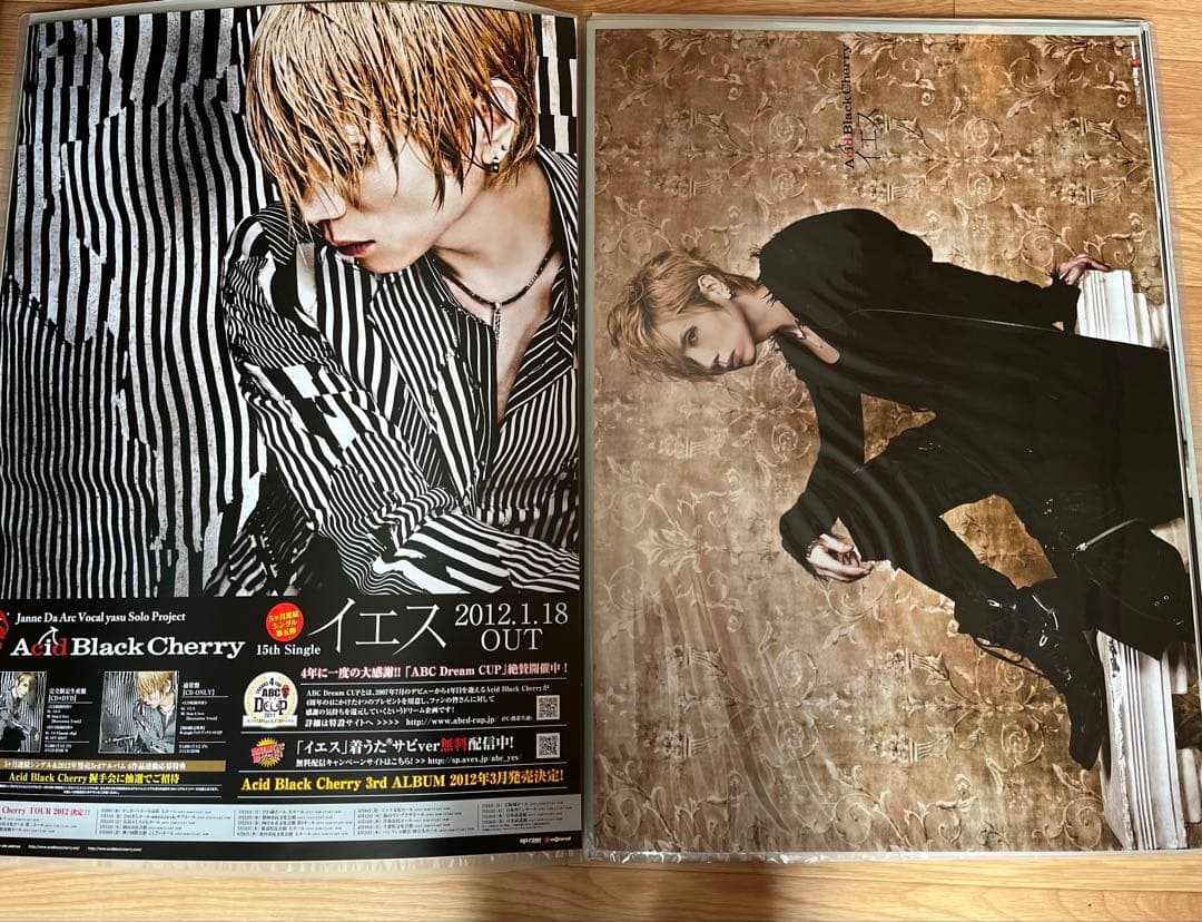 32枚Acid Black Cherry CD予約特典・ツアーポスター　②