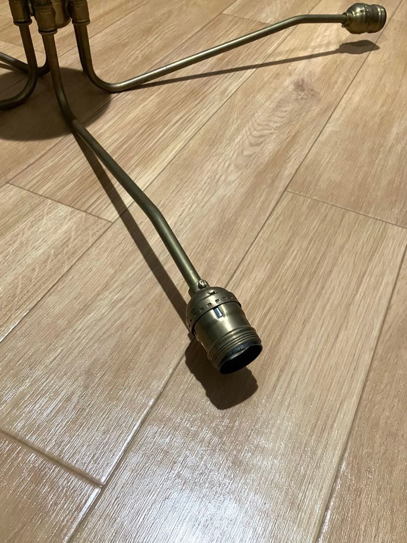 ナ*ブ様 SOLID BRASS LAMP MID LONG 5 ARM