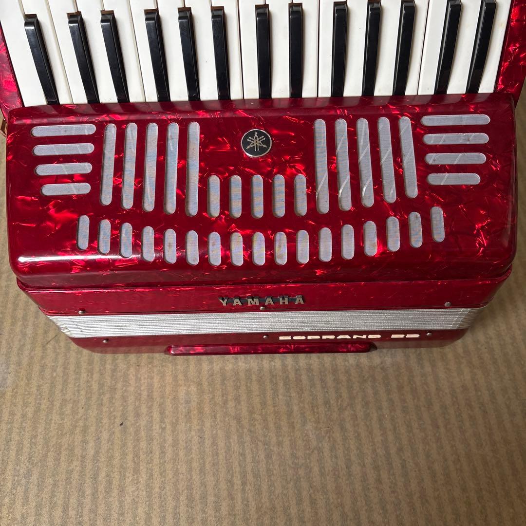 YAMAHA SOPRANO 32 アコーディオン 赤