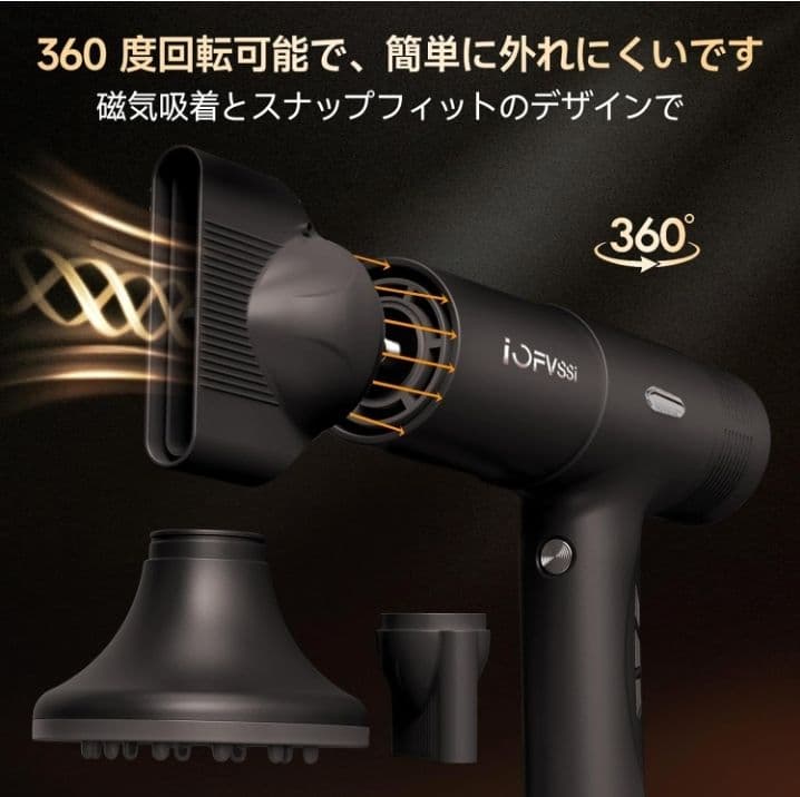IOFVSSIドライヤー 大風量 速乾★新品未使用