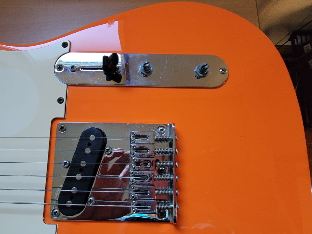 ム*店様 オレンジ テレキャスタータイプ エレキギター
