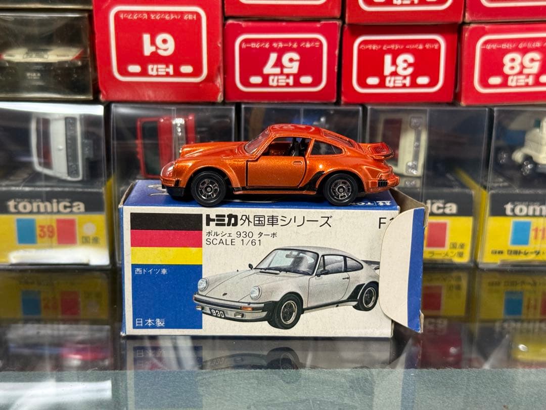 トミカ ポルシェ930 オレンジ 日本製 青箱 絶版