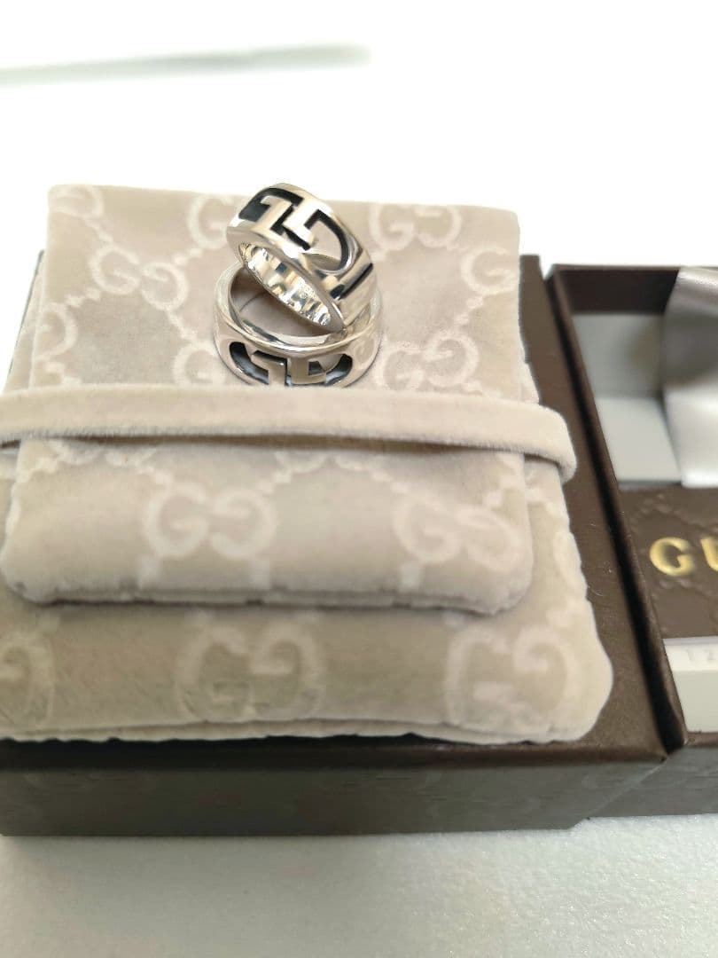 GUCCI ダブルGカットアウト ペアリング