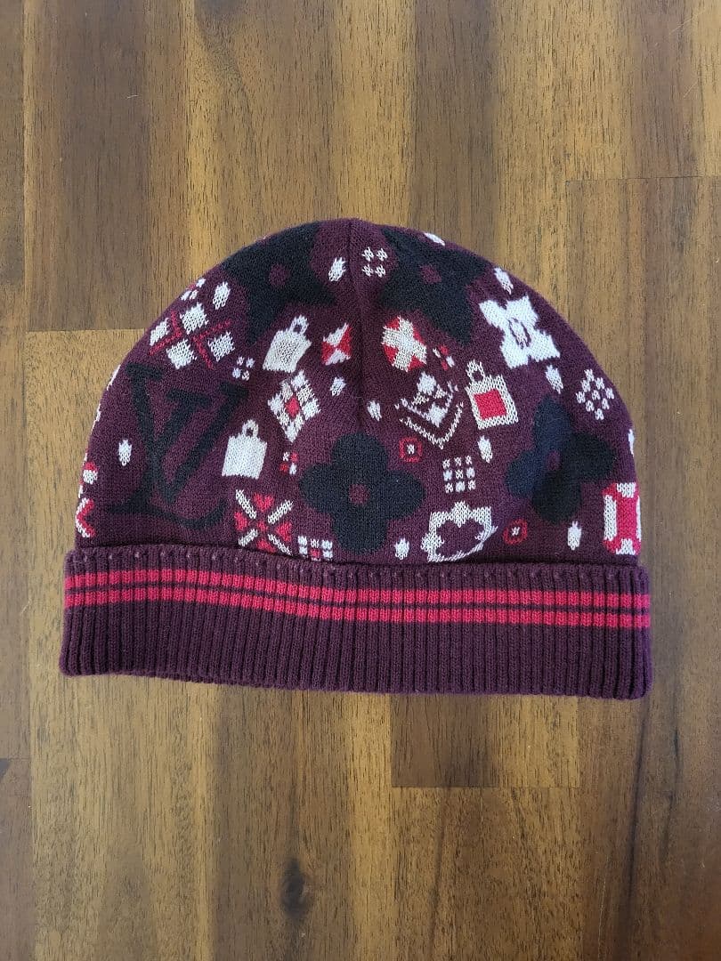 LOUIS VUITTON 　ニット帽　ルイヴィトン