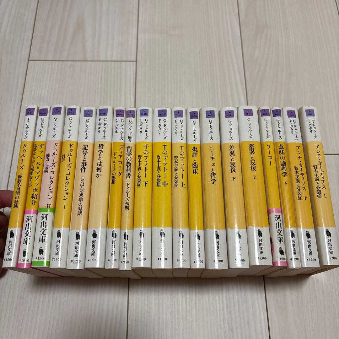 【19冊セット】ドゥルーズ　千のプラトー、アンチ・オイディプス等➕4冊セット