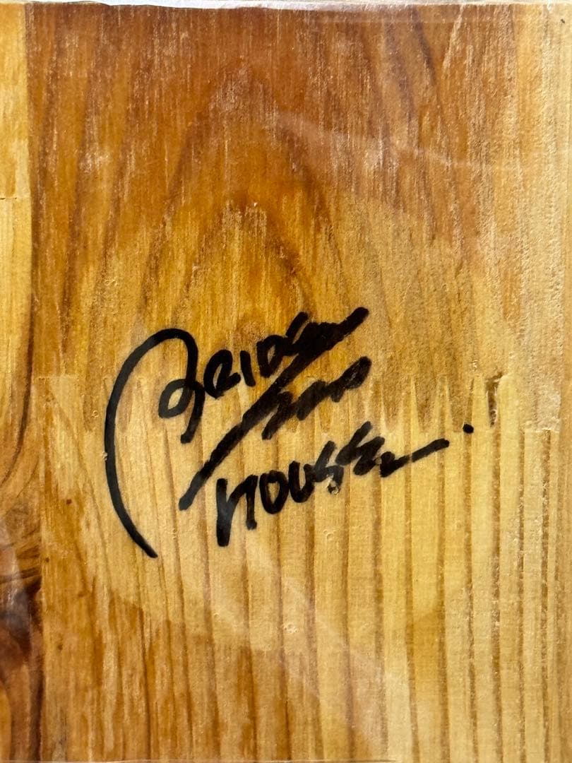 BRIDGE SHIP HOUSE 木製アート作品 サイン付き