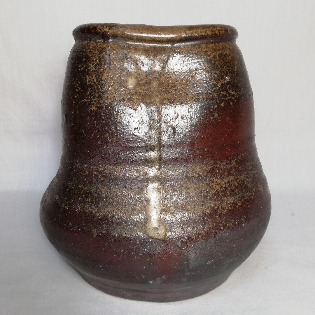 古備前 四方口花入 備前焼 華道具 茶道具 花器 フラワーベース 花瓶 置物