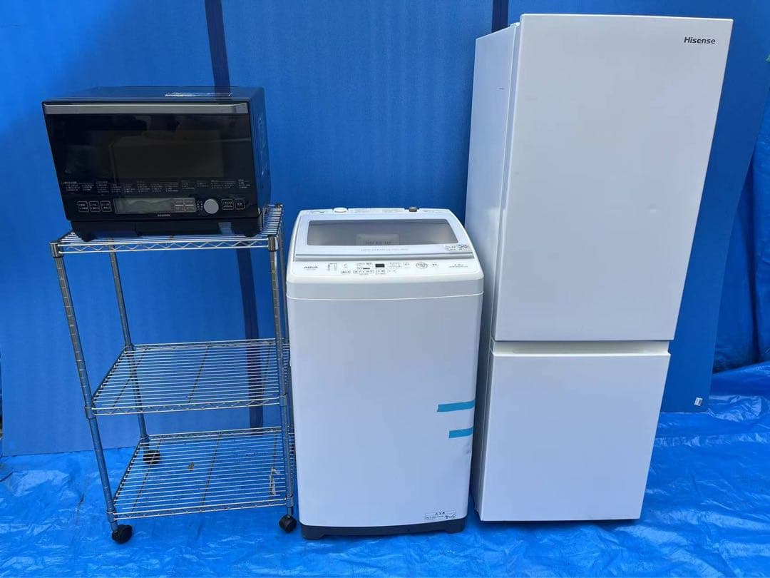 高年式三点セット　冷蔵庫　洗濯機　電子レンジ