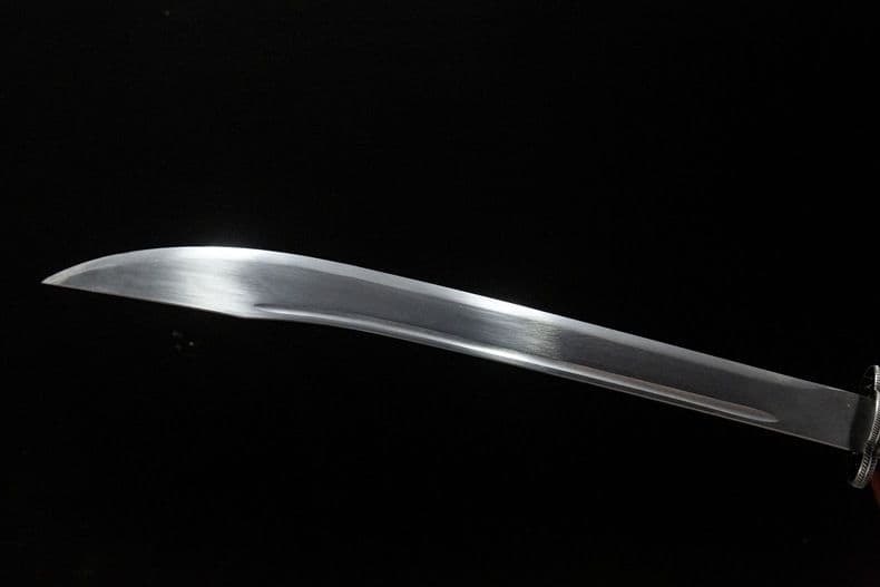 朴刀 古兵器 武具　刀装具 手鍛造打 鋼刀 冷兵器 護身工具 装飾用 模造刀