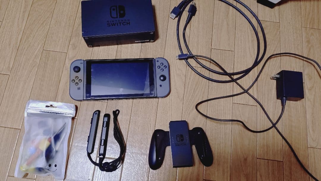 Nintendo Switch グレー 本体 付属品　SDカード付き