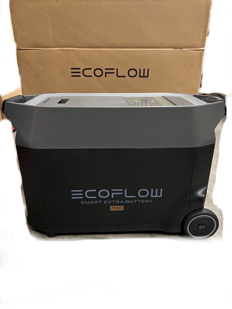 ECOFlOW DELTA Pro専用エクストラバッテリーボータブル電源