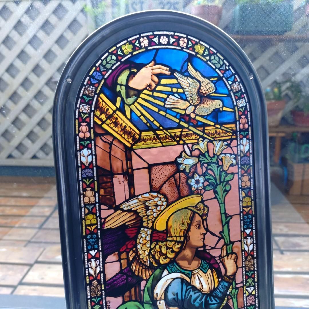 ドメニコ ステンドグラス Annunciation受胎告知グラスマスターズ社c